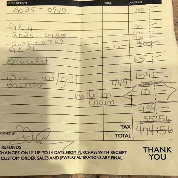 A Chamilia Charm Bracelet with 5 Charms - Picture 3 of 4